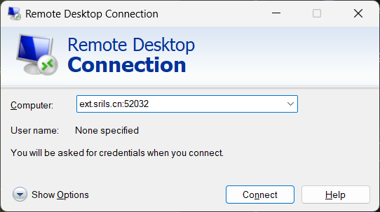 Windows Remote Desktop - External Network